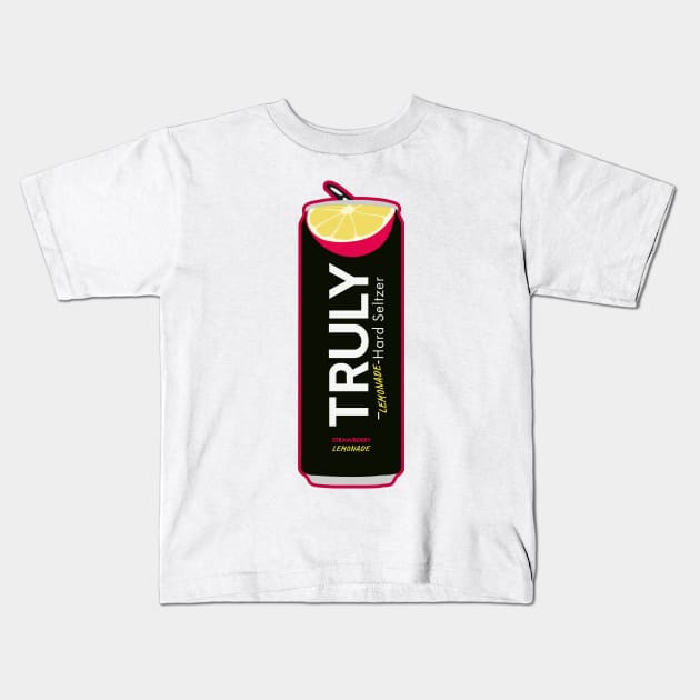 Strawberry Lemonade Truly Kids T-Shirt by sydneyurban